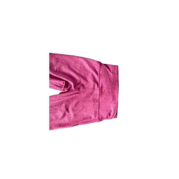 Peloton Women's Sz XS  Drive and Recover High Rise Mesh Capri Heathered Pink - Picture 7 of 8